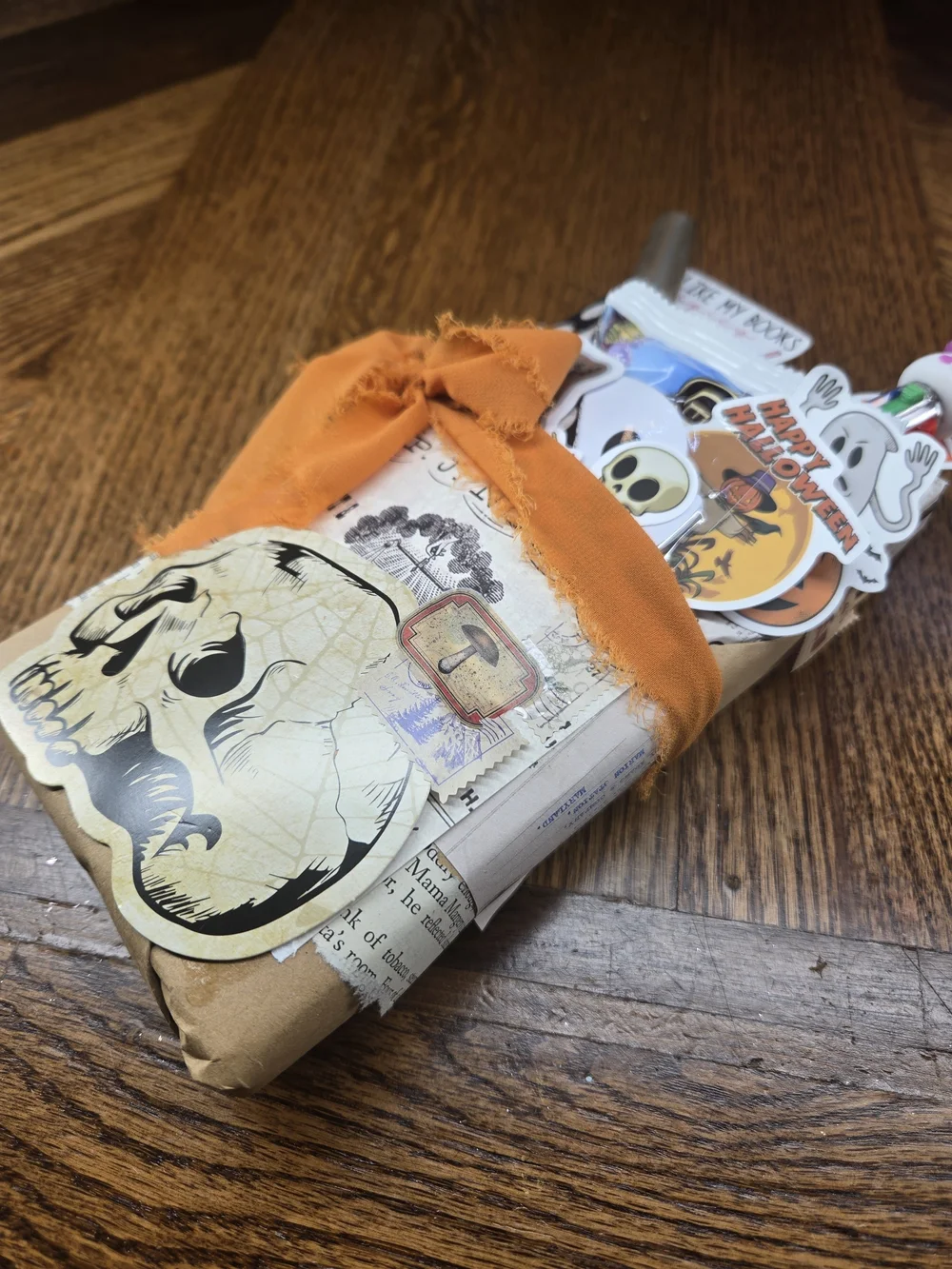 Blind Date With a Book Halloween Mystery Gif